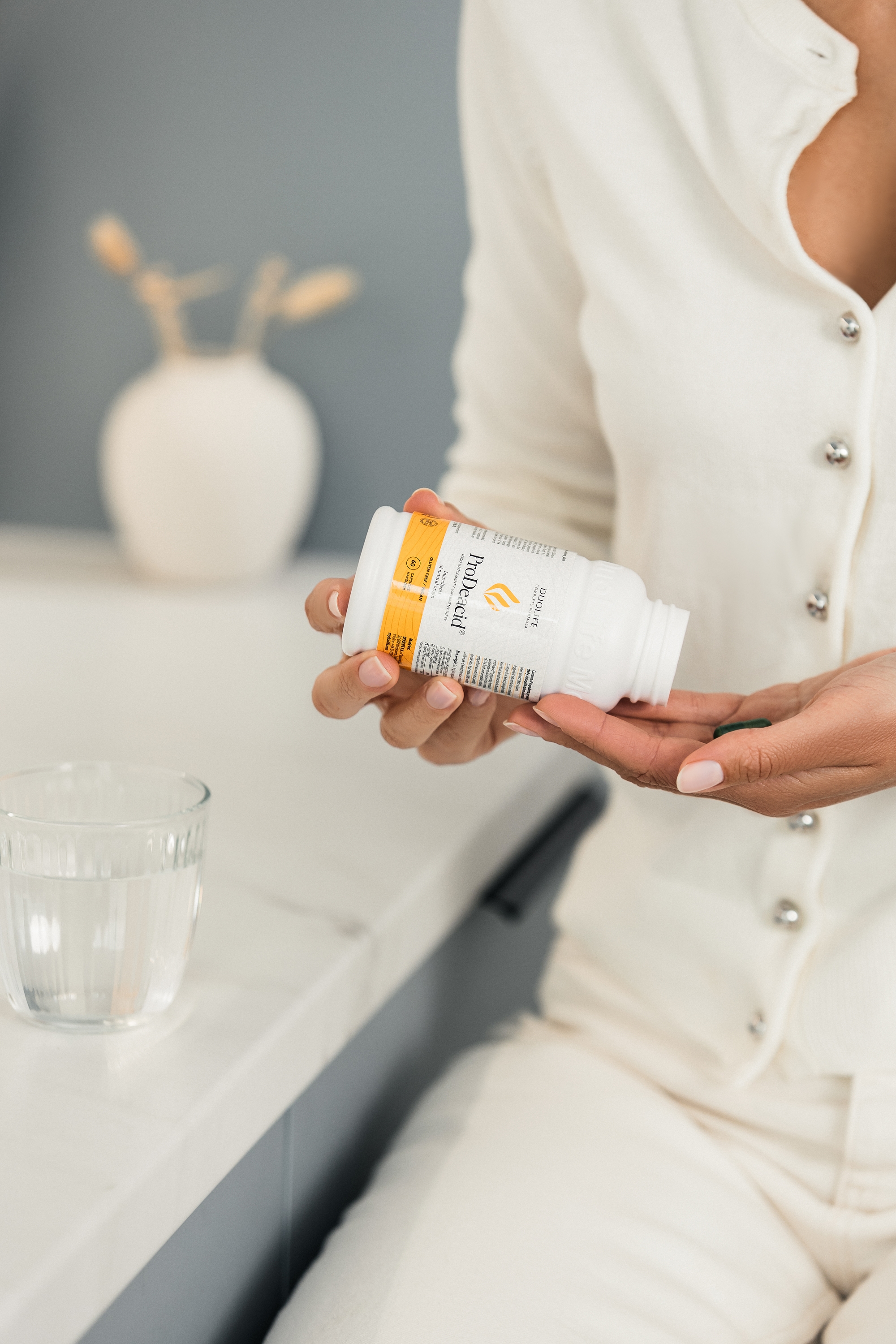 woman with ProDeacid